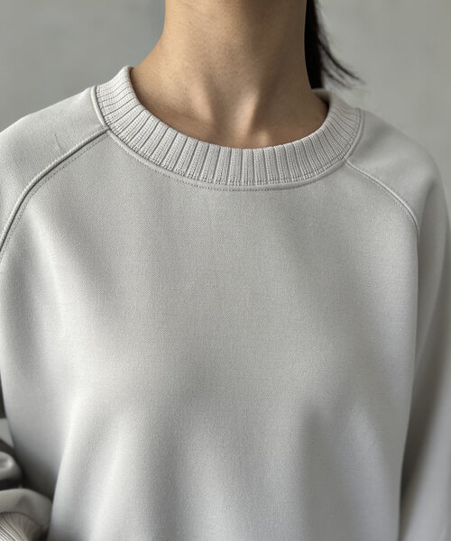 Chez toi（シェトワ）の「軽量ボンディングラグランプルオーバー（Tシャツ/カットソー・レディース・ブラック/グレー/アイボリー/イエロー・FREE）」の21枚目の写真