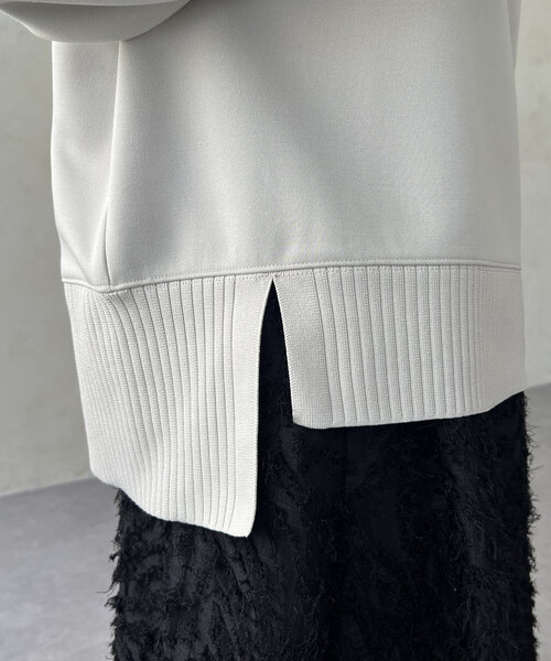 Chez toi（シェトワ）の「軽量ボンディングラグランプルオーバー（Tシャツ/カットソー・レディース・ブラック/グレー/アイボリー/イエロー・FREE）」の22枚目の写真