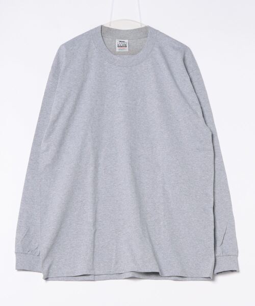 PRO CLUB (プロクラブ)の「【PRO CLUB/プロクラブ】【厚手で透けない 首元がよれにくいリブ設計】HEAVY WEIGHT LONG SLEEVE TEE 6.5オンス ヘビーウェイトクルーネックロンT PCB114(Tシャツ/カットソー・メンズ・ブラック/ネイビー/杢グレー/ホワイト・XX-LARGE/X-LARGE/MEDIUM/LARGE)」の4枚目の写真