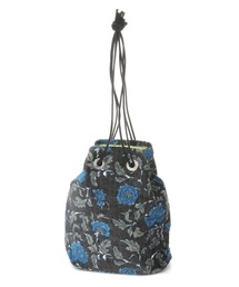 studio CLIP | ベロアプリント キルト巾着バッグ(トートバッグ)