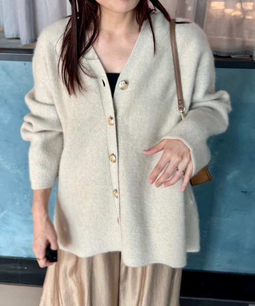 apart by lowrys CNラクーンコンＶカーディガン CNラクーンコンVカーディガン《追加2》（カーディガン/ボレロ