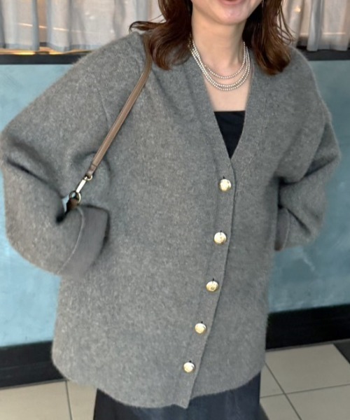 CNラクーンコンVカーディガン《追加2》（カーディガン/ボレロ）｜A