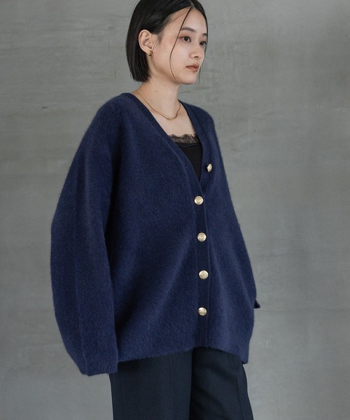 apart by lowrys CNラクーンコンＶカーディガン A part by カーディガン CNラクーンコンVカーディガン「追加2