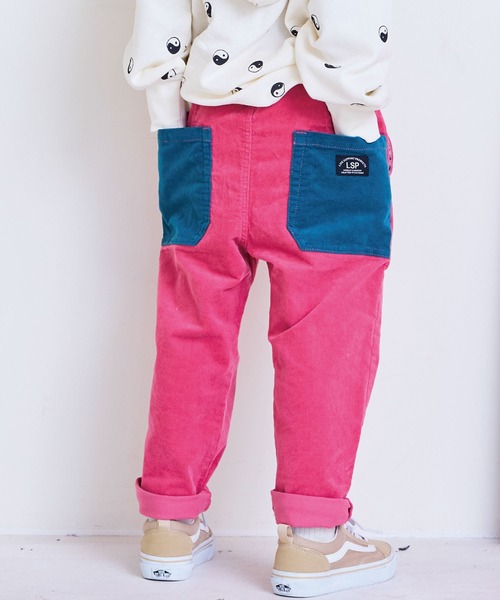 Life Support Products（ライフサポートプロダクツ）の「コールテンタックロングパンツ（その他パンツ・キッズ・オフホワイト/グリーン/ピンク/ベージュ/パープル/チャコール/オレンジ/ライトグリーン/ワインレッド/グレー/ライトブルー/ブラック・100/130/120/110/95/90/80/140/150）」の10枚目の写真