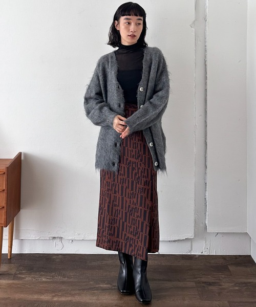 【セール】シャギービッグカーデ（カーディガン/ボレロ）｜DOUX ARCHIVES（ドゥアルシーヴ）