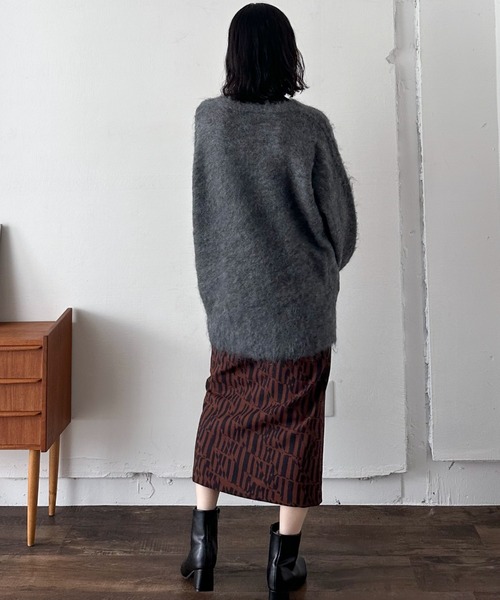 【セール】シャギービッグカーデ（カーディガン/ボレロ）｜DOUX ARCHIVES（ドゥアルシーヴ）