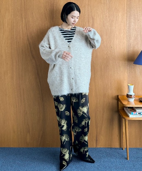 【セール】シャギービッグカーデ（カーディガン/ボレロ）｜DOUX ARCHIVES（ドゥアルシーヴ）