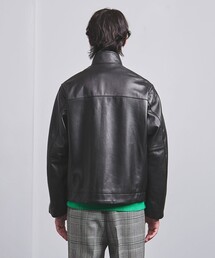 シープスキン レザー ジップ ブルゾン　UNITED ARROWS UNITED ARROWS（ユナイテッドアローズ）の「シープスキン レザー