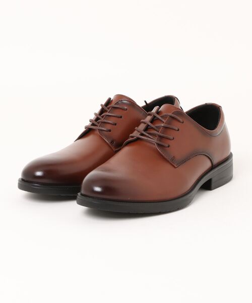 ON&OFF(オンアンドオフ)の「【ON&OFF】 <外羽根プレーン>幅広 4E 防水 ビジネスシューズ【24.5cm~28.0cm】(ドレスシューズ・メンズ・ブラック/ブラウン・24.5cm/25.0cm/25.5cm/26.0cm/26.5cm/27.0cm/27.5cm/28.0cm)」の2枚目の写真