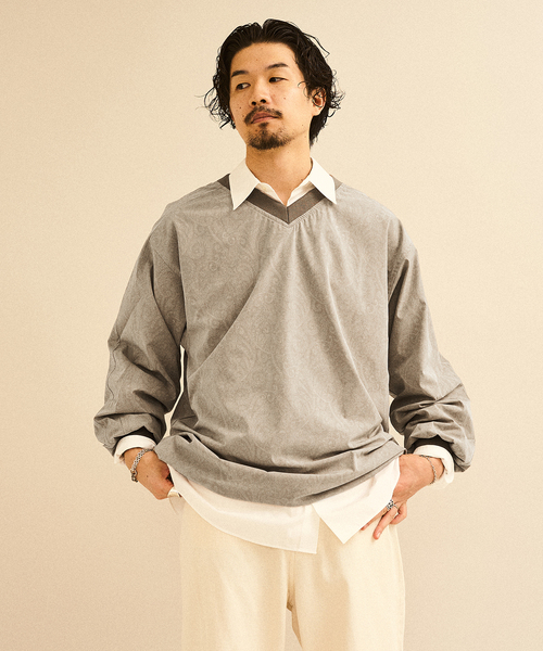SALON1979/テーププリントタックPO（Tシャツ/カットソー）｜A