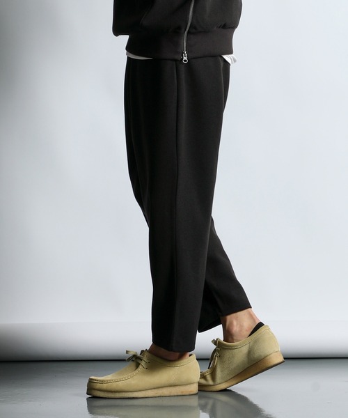 LANVIN en Bleu(ランバンオンブルー)の「セットアップ ダブルフェイス ウーリー リラックス ワイドパンツ(その他パンツ・メンズ・カーキ/スミクロ・52/50/48/46)」の7枚目の写真