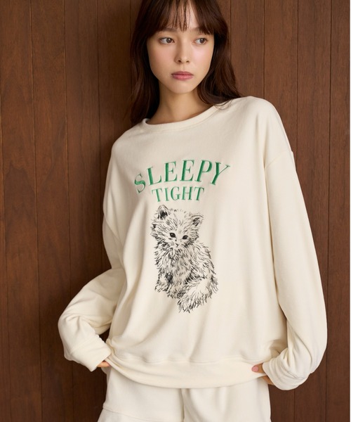 SNIDEL HOME（スナイデルホーム）の「CATモチーフトップス（ルーム