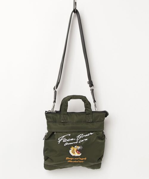 Ficce,Brave（フィセブレイブ）の「【Ficce Brave/フィセブレイブ】 ヘルメットバッグ（ショルダーバッグ・メンズ・ブラック/カーキ/ネイビー・FREE）」の3枚目の写真