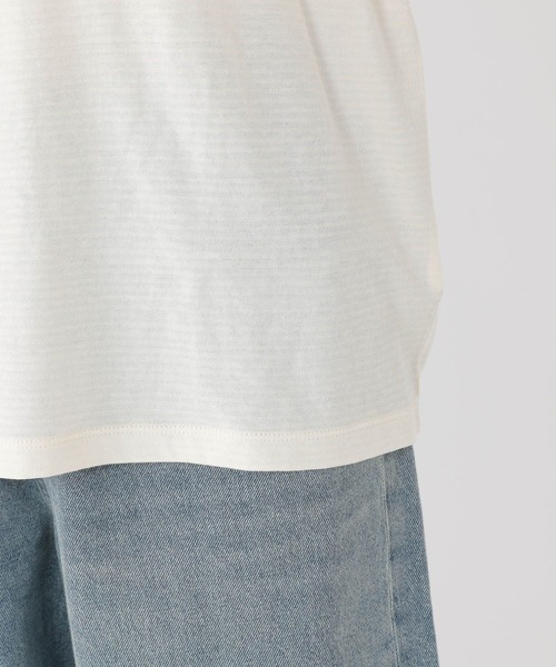 studio CLIP（スタディオクリップ）の「アソートライトロンT[プラスサイズあり]（Tシャツ/カットソー・レディース・オフホワイト/その他1/その他2/ブラック・MEDIUM/LARGE/ﾌﾘｰ(L)）」の17枚目の写真