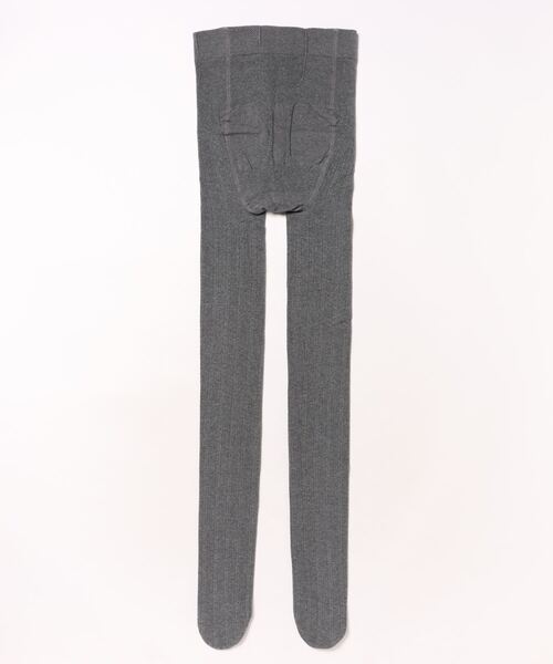 Heather（ヘザー）の「ケーブルニットタイツ　207640（タイツ/ストッキング・レディース・アイボリー/チャコールグレー・ONE SIZE）」の7枚目の写真