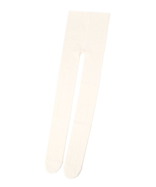 Heather（ヘザー）の「ケーブルニットタイツ　207640（タイツ/ストッキング・レディース・アイボリー/チャコールグレー・ONE SIZE）」の6枚目の写真