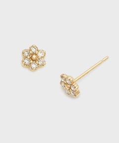 K10ダイアモンドピアス（0.02ct）（ピアス（両耳用））｜agete