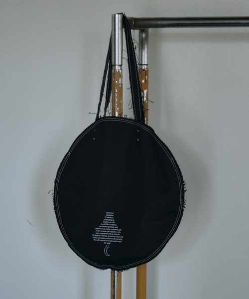 CREDONA(クレドナ)の「CIRCLE TOTE BAG/サークルトートバッグ(トートバッグ・レディース・ブラック/アイボリー・FREE)」の8枚目の写真