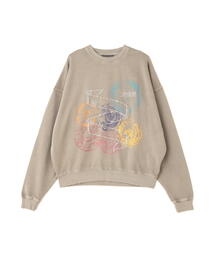 LUSOR（ルーソル）の「LUSOR（ルーソル）PIGMENT SWEAT STAMP ピグメントスウェット スタンプ（スウェット）」