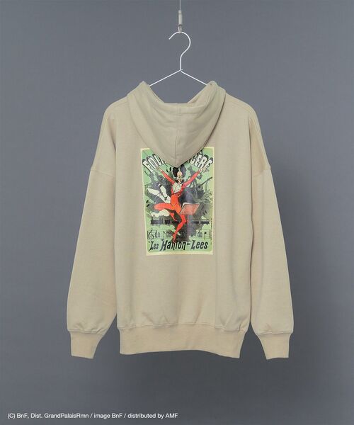 CRAFT STANDARD BOUTIQUE（クラフトスタンダードブティック）の「【ユニセックス】ジュール・シェレ/ パーカー（パーカー・レディース・ブラック/ホワイト系その他/グレイッシュベージュ・XL/L/M）」の3枚目の写真