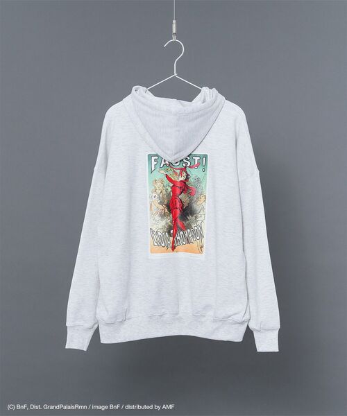 CRAFT STANDARD BOUTIQUE（クラフトスタンダードブティック）の「【ユニセックス】ジュール・シェレ/ パーカー（パーカー・レディース・ブラック/ホワイト系その他/グレイッシュベージュ・XL/L/M）」の4枚目の写真