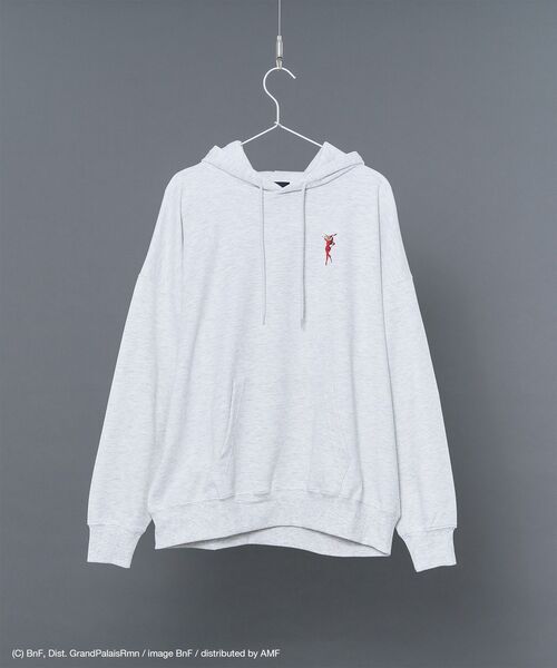 CRAFT STANDARD BOUTIQUE（クラフトスタンダードブティック）の「【ユニセックス】ジュール・シェレ/ パーカー（パーカー・レディース・ブラック/ホワイト系その他/グレイッシュベージュ・XL/L/M）」の5枚目の写真