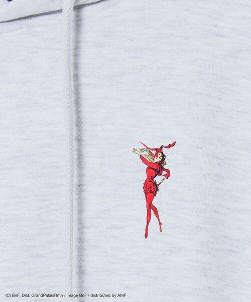 CRAFT STANDARD BOUTIQUE（クラフトスタンダードブティック）の「【ユニセックス】ジュール・シェレ/ パーカー（パーカー・レディース・ブラック/ホワイト系その他/グレイッシュベージュ・XL/L/M）」の7枚目の写真