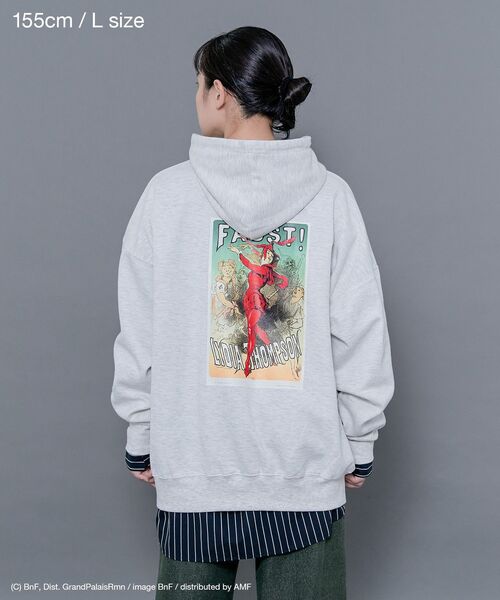 CRAFT STANDARD BOUTIQUE（クラフトスタンダードブティック）の「【ユニセックス】ジュール・シェレ/ パーカー（パーカー・レディース・ブラック/ホワイト系その他/グレイッシュベージュ・XL/L/M）」の13枚目の写真