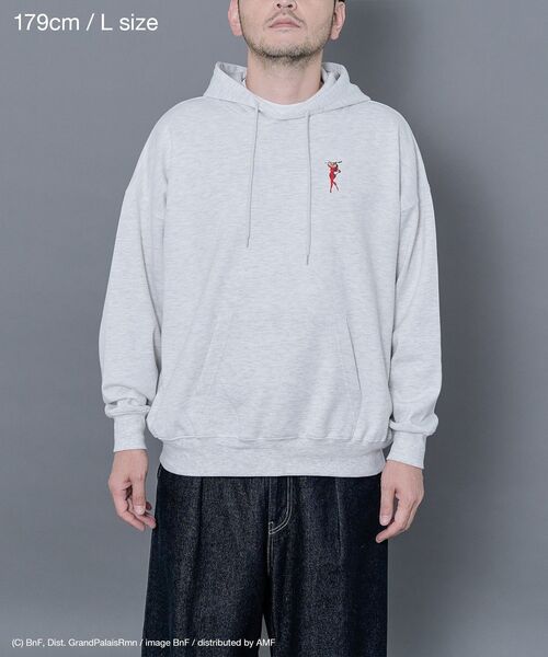 CRAFT STANDARD BOUTIQUE（クラフトスタンダードブティック）の「【ユニセックス】ジュール・シェレ/ パーカー（パーカー・レディース・ブラック/ホワイト系その他/グレイッシュベージュ・XL/L/M）」の14枚目の写真