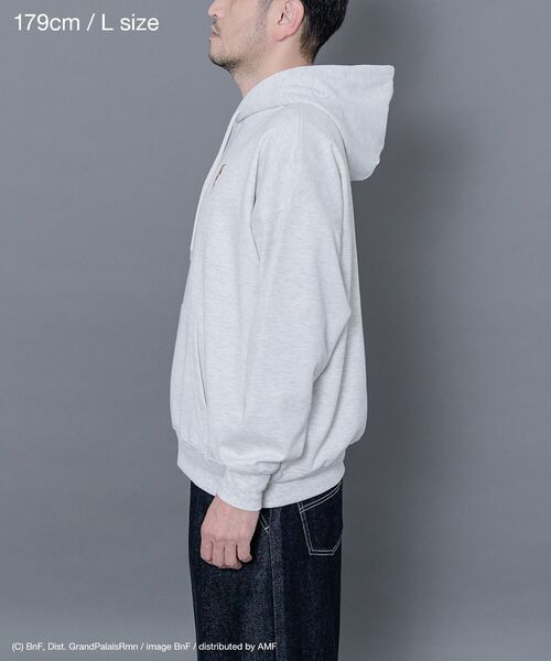 CRAFT STANDARD BOUTIQUE（クラフトスタンダードブティック）の「【ユニセックス】ジュール・シェレ/ パーカー（パーカー・レディース・ブラック/ホワイト系その他/グレイッシュベージュ・XL/L/M）」の15枚目の写真