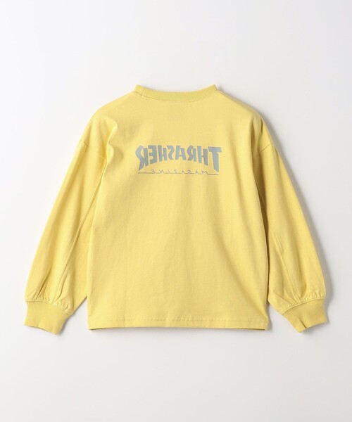 THRASHER（スラッシャー）の「【別注】＜THRASHER＞TJ ロングスリーブ Tシャツ / キッズ  100cm-130cm（Tシャツ/カットソー・キッズ・グレー/ネイビー/イエロー・XS(100-110cm)/S(120-130cm)）」の11枚目の写真