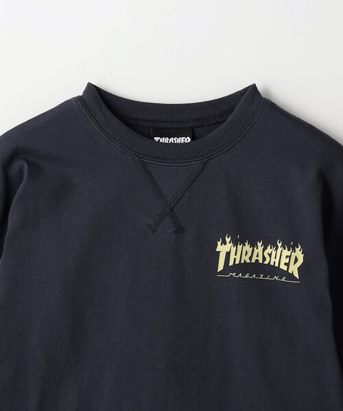 THRASHER（スラッシャー）の「【別注】＜THRASHER＞TJ ロングスリーブ Tシャツ / キッズ  100cm-130cm（Tシャツ/カットソー・キッズ・グレー/ネイビー/イエロー・XS(100-110cm)/S(120-130cm)）」の17枚目の写真