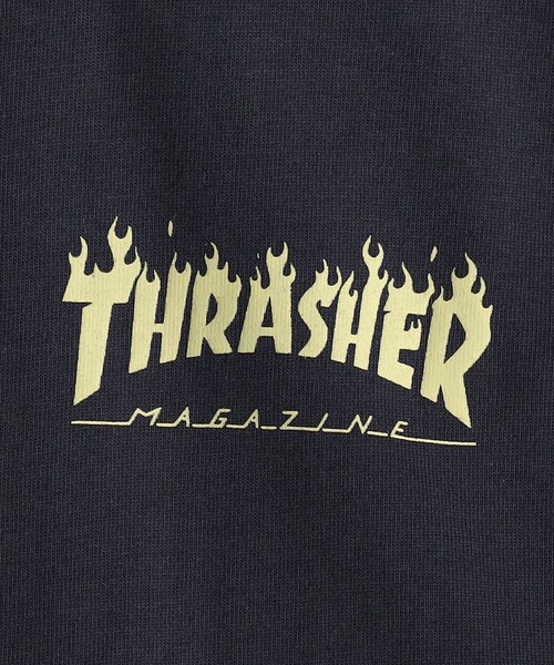 THRASHER（スラッシャー）の「【別注】＜THRASHER＞TJ ロングスリーブ Tシャツ / キッズ  100cm-130cm（Tシャツ/カットソー・キッズ・グレー/ネイビー/イエロー・XS(100-110cm)/S(120-130cm)）」の18枚目の写真