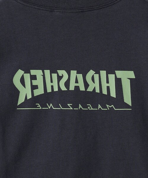 THRASHER（スラッシャー）の「【別注】＜THRASHER＞TJ ロングスリーブ Tシャツ / キッズ  100cm-130cm（Tシャツ/カットソー・キッズ・グレー/ネイビー/イエロー・XS(100-110cm)/S(120-130cm)）」の19枚目の写真