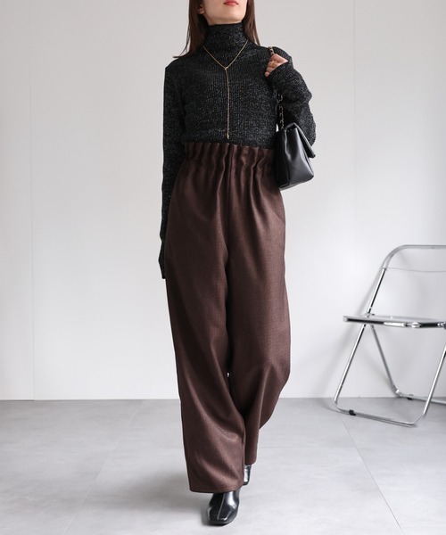 model：162cm 着用サイズ：F