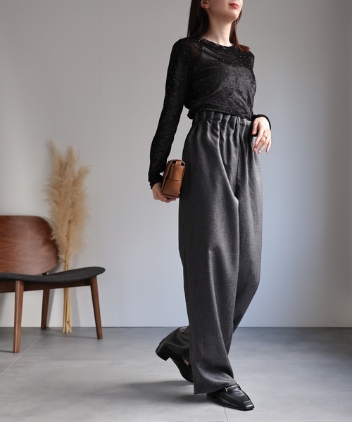 model：162cm 着用サイズ：F