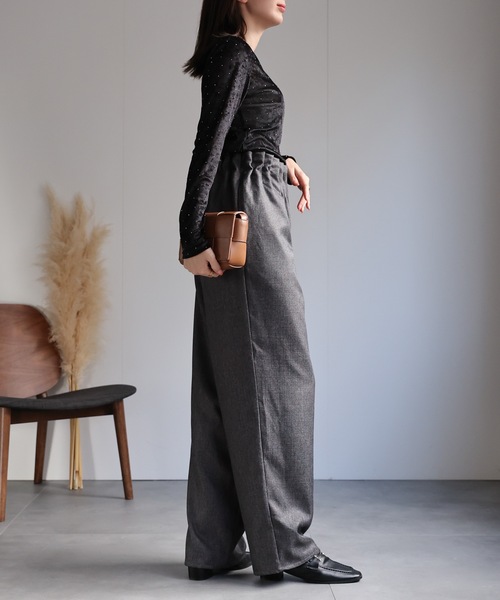model：162cm 着用サイズ：F