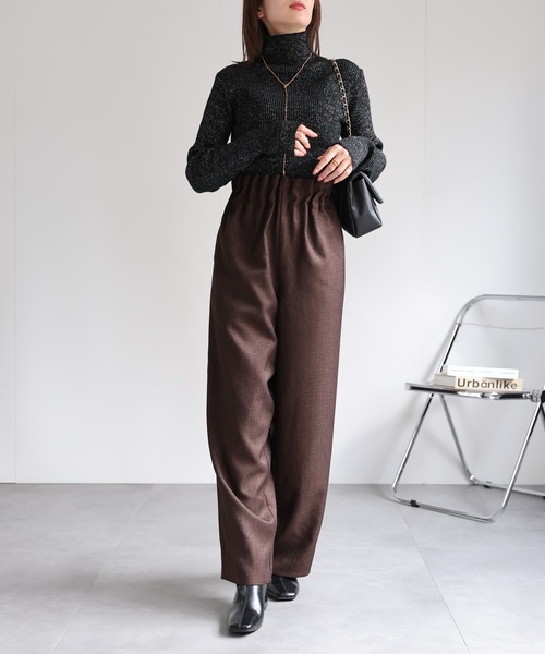 model：162cm 着用サイズ：F