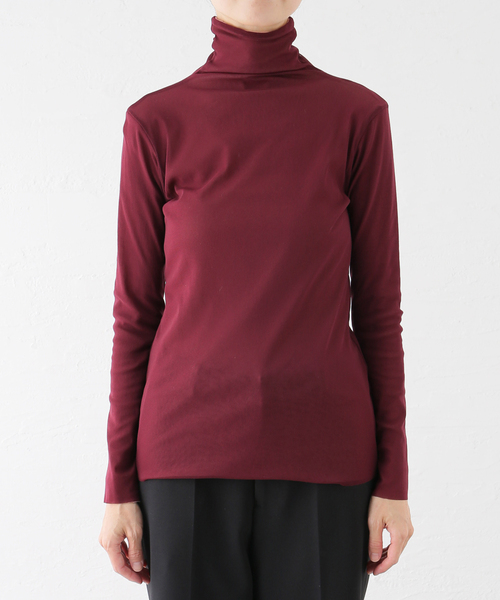 pierremantoux チュールリバーシブルハイネックプルオーバー S