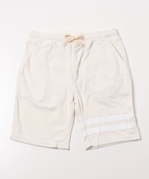 ARCHIVER(アーカイバ)の「【Bl】パイルレタード ショートパンツ(その他パンツ・メンズ・ベージュ/アイボリー・LARGE/MEDIUM)」の1枚目の写真