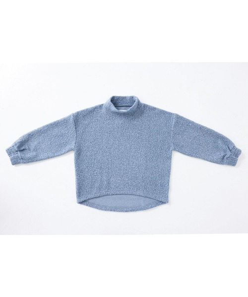 n'OrLABEL（ノアールレーベル）の「ブークレハイネックカットプルオーバー（ニット/セーター・レディース・ブラック/グレイッシュブルー・FREE）」の19枚目の写真
