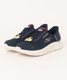 【SKECHERS】スケッチャーズ SLIP-INS:GO WALK FLEX-CLEAR CREEK（スリップインズ：ゴーウォーク フレックス - クリア クリーク）バンジーレーススニーカー 124846W