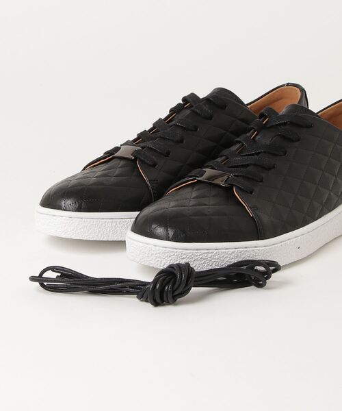 HIGH STREET∴ダイヤモンド柄型押しドレススニーカー（スニーカー