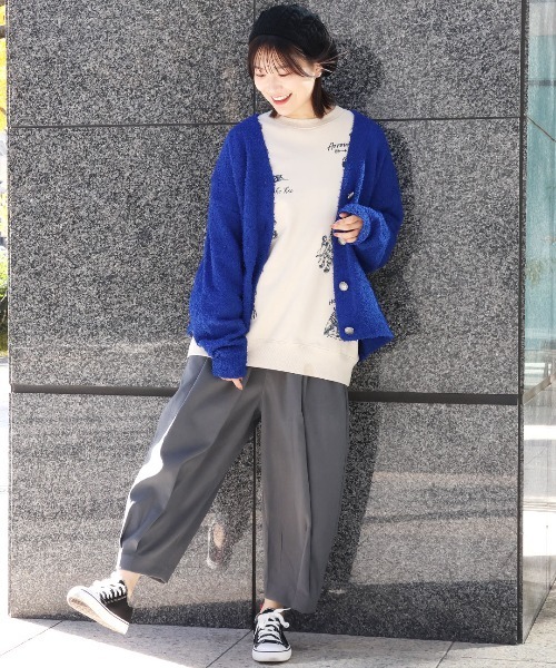 チチカカ(チチカカ)の「コットンレーシーベレー(ハンチング/ベレー帽・レディース・マスタード/ブラック/アイボリー/グリーン・FREE)」の5枚目の写真