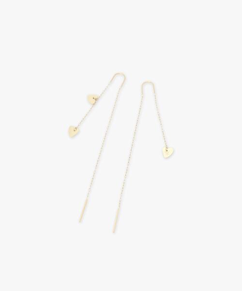 セール】ダングリングハートピアスイヤリング（ピアス（両耳用