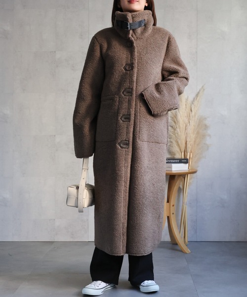 ★クチュールドアダム★もこもこテディベア★軽量ボアコート★バージンウールお素材★ ☆クチュールドアダム☆もこもこテディベア☆軽量ボアコート☆バージン