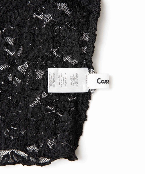Casselini(キャセリーニ)の「Casselini(キャセリーニ)ダブルリボンレーストップス(Tシャツ/カットソー・レディース・ホワイト/ブラック・FREE)」の8枚目の写真