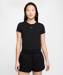 NIKE（ナイキ）の「ナイキ スポーツウェア チル ニット ウィメンズ Tシャツ   Nike Sportswear Chill Knit Women's T-Shirt FV5509-010 Black（Tシャツ/カットソー）」
