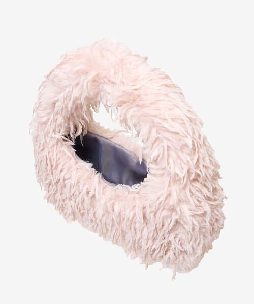 POOLDE ファーバッグ ピンク POOLDE（プールデ）の「【POOLDE/プールデ】Silkie Bag/シルキーバッグ