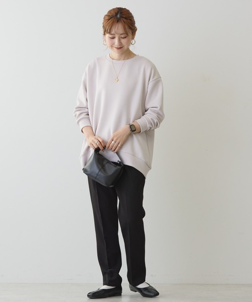 AMERICAN HOLIC（アメリカンホリック）の「【WEB限定】バックフリルポンチプルオーバー（スウェット・レディース・ブラック/グレイッシュベージュ/オートミール・M/L）」の22枚目の写真